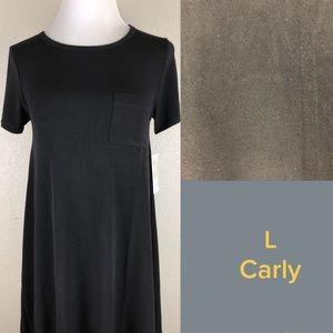 COPY - NWT LuLaRoe Large SOLID BLACK Carly